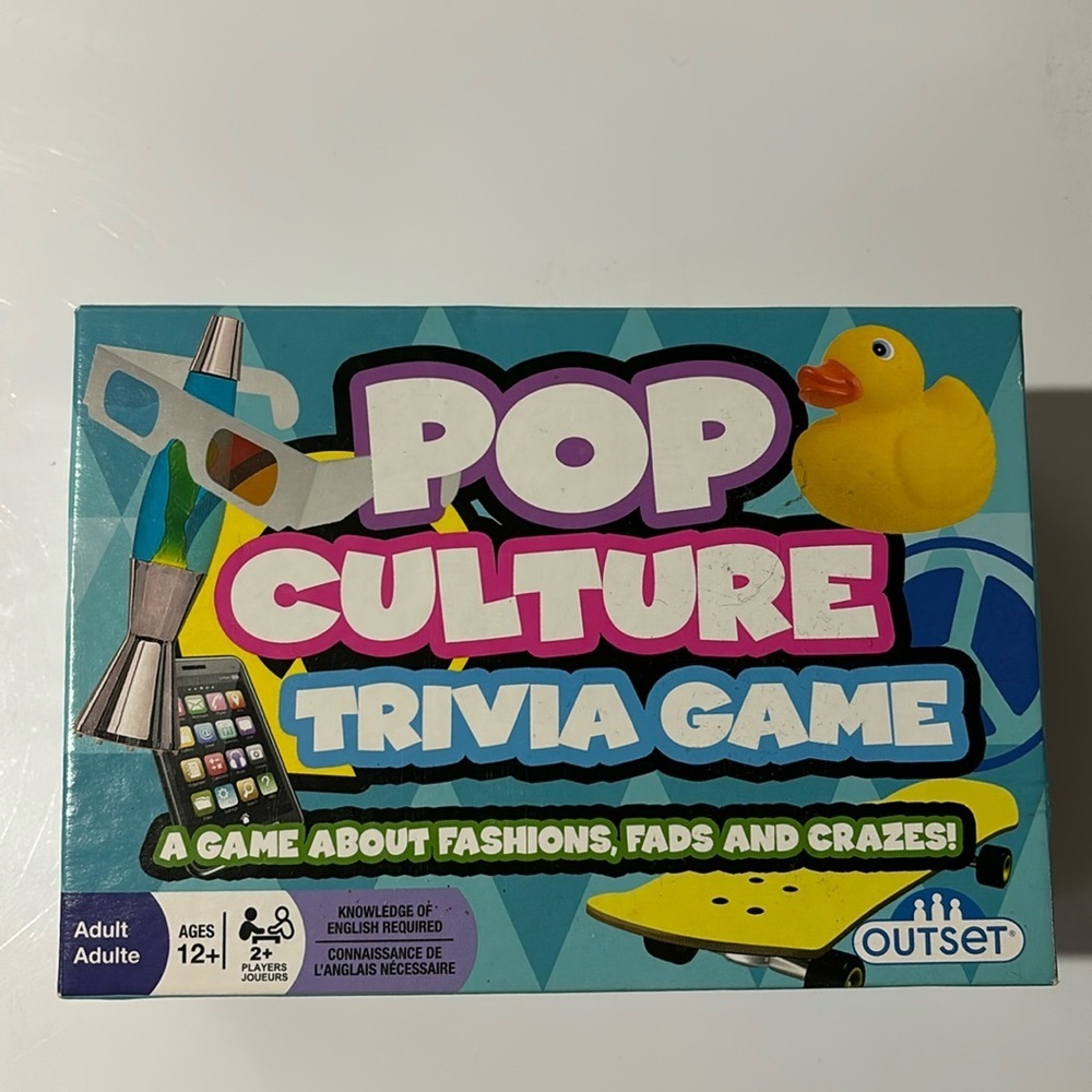 BNIB pop culture trivia game